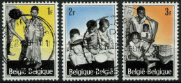 België 1410/12 - Vluchtelingen - Uit BL43 - Réfugiés Du BL 43 - O - Used - Gebraucht