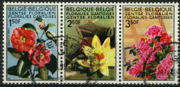 België 1523A/25A - Gentse Floraliën IV - Camelia - Waterlelie - Azalea - Floralies Gantoises IV - O - Used - Used Stamps