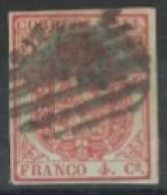 SPAIN,  1854 - COAT OF ARMS OF SPAIN STAMP, # 25a, (THICK PAPER),USED. - Ungebraucht