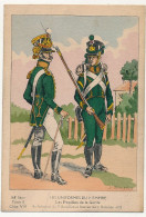 Uniformes Du 1er Empire - Les Pupilles De La Garde - Adjudant Du 9eme Bataillon Et Fourrier ... - (dos Sans Impression) - Uniformen