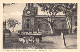 Antigua - ST. JOHN'S - The Cathedral Churchyard - Photo By H. Anselm - Publ. Photogelatine Engraving Co. Ltd.  - Antigua Y Barbuda