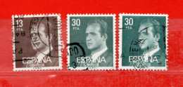 (Us6) )  SPAGNA °- 1981 - . Yvert  2233-2234-2234a. - Used Stamps