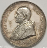 Vaticano - Pio XI Medaglia AG - Monarquía/ Nobleza