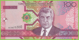 Voyo TURKMENISTAN 100 Manat 2005 P18 B211a AC UNC - Turkmenistan