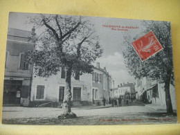 40 3366 - CPA 1914 - 40 VILLENEUVE DE MARSAN - RUE CENTRALE - ANIMATION. - Villeneuve De Marsan