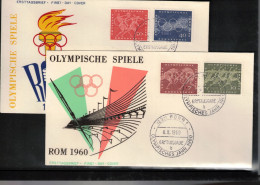 Germany 1960 Olympic Games Rome FDC - Sommer 1960: Rom