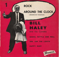 Bill Haley And His Comets Brunswick 10 027  Rock Around The Clock/shake Rattle And Roll/dim Dim The Lights/happy Baby - Sonstige & Ohne Zuordnung