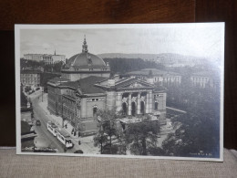 POSTCARD OSLO NATIONALTHEATRET AK CPA - Norwegen