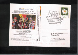 Germany 2007 Biathlon World Champions Antholz 2007 Interesting Postcard - Ski