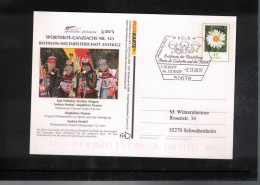 Germany 2007 Biathlon World Champions Antholz 2007 Interesting Postcard - Sci