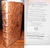DE FERRIERE Claudio Josepho - NOVA ET METHODICA JURIS CIVILIS TRACTATIO SEU NOVA ET METHODICA PARAT - 1701-1800