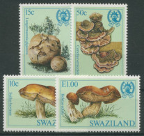 Swaziland 1984 Pilze Steinpilz Kuhröhrling 462/65 Postfrisch - Swaziland (1968-...)