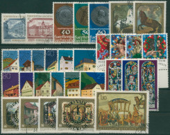 Liechtenstein Jahrgang 1978 Komplett Gestempelt (G6510) - Used Stamps