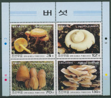Korea (Nord) 2003 Pilze 4697/4700 ZD Postfrisch (C74978) - Korea (Nord-)