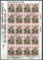Liechtenstein 1987 500. T. Des Hl. Nikolaus Von Der Flüe 918 Gestempelt (C16223) - Blocs & Feuillets