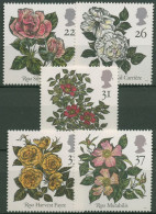 Großbritannien 1991 Blumen Weltkongress Für Rosenzucht 1345/49 Postfrisch - Neufs