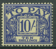 Großbritannien 1970 Portomarke 66 U Yl Postfrisch - Postage Due