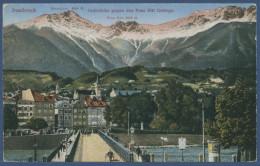 Innsbruck Gegen Das Frau Hitt-Gebirge, Gelaufen 1922 (AK1502) - Innsbruck