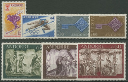 Andorra (frz.) 1968 Jahrgang Postfrisch Komplett Postfrisch - Nuevos