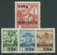 Österreich 1935 Winterhilfe Volkstrachten Mit Aufdruck 613/16 Postfrisch - Ungebraucht