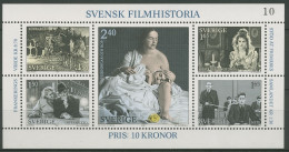 Schweden 1981 Schwedische Filmgeschichte Block 9 Postfrisch (C92287) - Blokken & Velletjes
