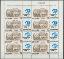 Spanien 1983 ESPANÀ Römischer Postkarren Klbg. 2604 K Postfrisch (C91716) - Blocks & Sheetlets & Panes