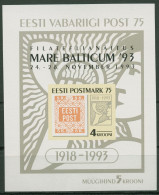 Estland 1993 Briefmarkenausstellung MARE BALTICUM Block 6 Postfrisch (C90202) - Estland