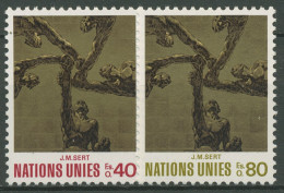 UNO Genf 1972 Kunstwerke Deckengemälde 28/29 Postfrisch - Unused Stamps
