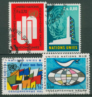 UNO Genf 1970 UNO-Hauptquartier Flaggen Friedenstaube 11/14 Gestempelt - Gebraucht