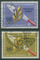 UNO Genf 1973 Abrüstung Lorbeerzweig Schwerrt 30/31 Gestempelt - Used Stamps