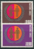 UNO Genf 1975 Jahr Der Frau Gleichberechtigung 48/49 Postfrisch - Ongebruikt