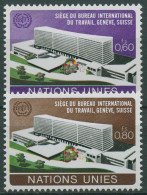 UNO Genf 1974 Arbeitsorganisation ILO Amtssitz Bern 37/38 Postfrisch - Neufs
