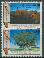 UNO Genf 1991 Unabhängigkeit Namibias Landschaft Affenbrotbaum 198/99 Gestempelt - Usados