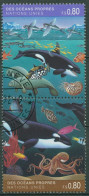 UNO Genf 1992 Saubere Meere Tiere Fische 213/14 ZD Gestempelt - Gebraucht