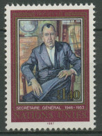UNO Genf 1987 Politiker Trygve Lie 151 Postfrisch - Unused Stamps