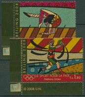UNO Genf 2008 Olympische Sommerspiele Peking 602/03 Ecke Postfrisch - Unused Stamps