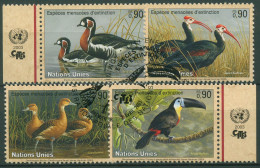 UNO Genf 2003 Gefährdete Tiere Vögel Gänse Tukan 466/69 Gestempelt - Used Stamps