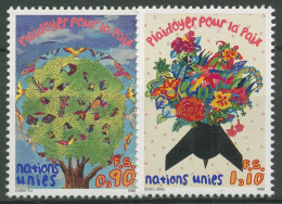 UNO Genf 1996 Friedensappell Baum Blumen 299/00 Postfrisch - Unused Stamps