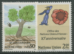 UNO Genf 1989 Wiener Büro Der Vereinten Nationen Gemälde 178/79 Postfrisch - Unused Stamps