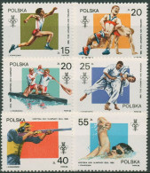 Polen 1988 Olympia Sommerspiele Seoul 3149/54 Postfrisch - Nuovi