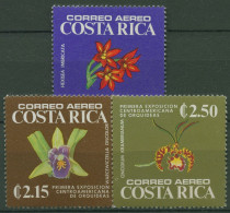 Costa Rica 1975 Pflanzen Blumen Orchideenausstellung 908/10 A Postfrisch - Costa Rica