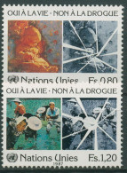 UNO Genf 1987 Kampf Gegen Drogen 156/57 Postfrisch - Unused Stamps