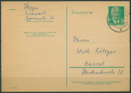 DDR 1956 Wilhelm Pieck Postkarte P 68 A Gebraucht (X40985) - Cartes Postales - Oblitérées