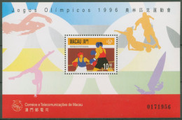Macau 1996 Olympische Sommerspiele Atlanta Block 38 Postfrisch (C62660) - Blocks & Sheetlets