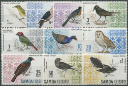 Samoa 1967 Freimarken Vögel Schleiereule Fruchttaube 152/61 Postfrisch - Samoa