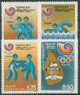 Sri Lanka 1988 Olympische Sommerspiele Seoul 834/37 Postfrisch - Sri Lanka (Ceylon) (1948-...)