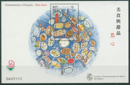 Macau 1999 CHINA '99: Gastronomie, Dim Sum Block 69 Postfrisch (C6894) - Blocks & Kleinbögen