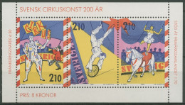 Schweden 1987 Zirkus Heftchenblatt H.-Blatt 151 Postfrisch (C60754) - 1981-..