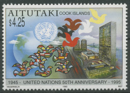 Aitutaki 1995 50 Jahre Vereinte Nationen UNO 743 Postfrisch - Aitutaki