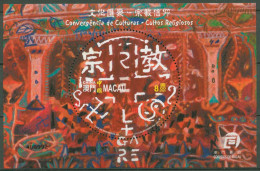 Macau 2001 Zusammentreffen Der Kulturen: Religionen Block 89 Postfrisch (C62683) - Blocks & Kleinbögen